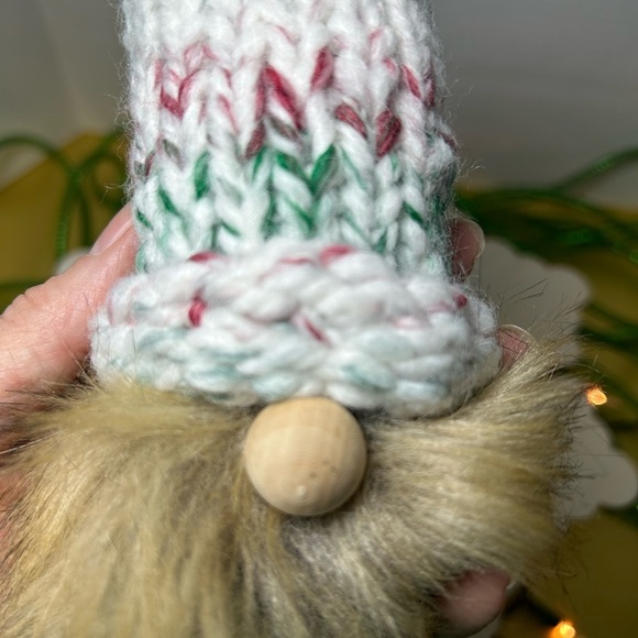 Handmade Gnome ornament.  
One-of-a-kind. - Picture 5 of 6